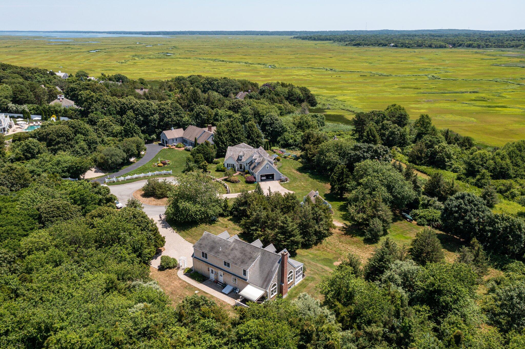45 Briar Lane West Barnstable, MA 02668 - Photo 34 of 44 an aerial view of ocean and residential houses with outdoor space