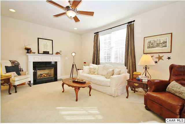 79 Ridgeview Drive Ruckersville, VA 22968 - Photo 7 of 29 a living room with furniture and a fireplace