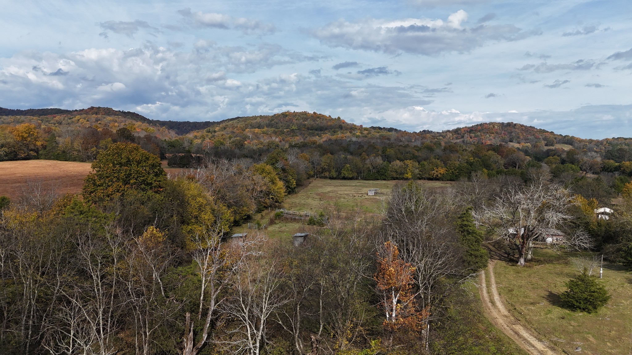 a view of lake with mountain