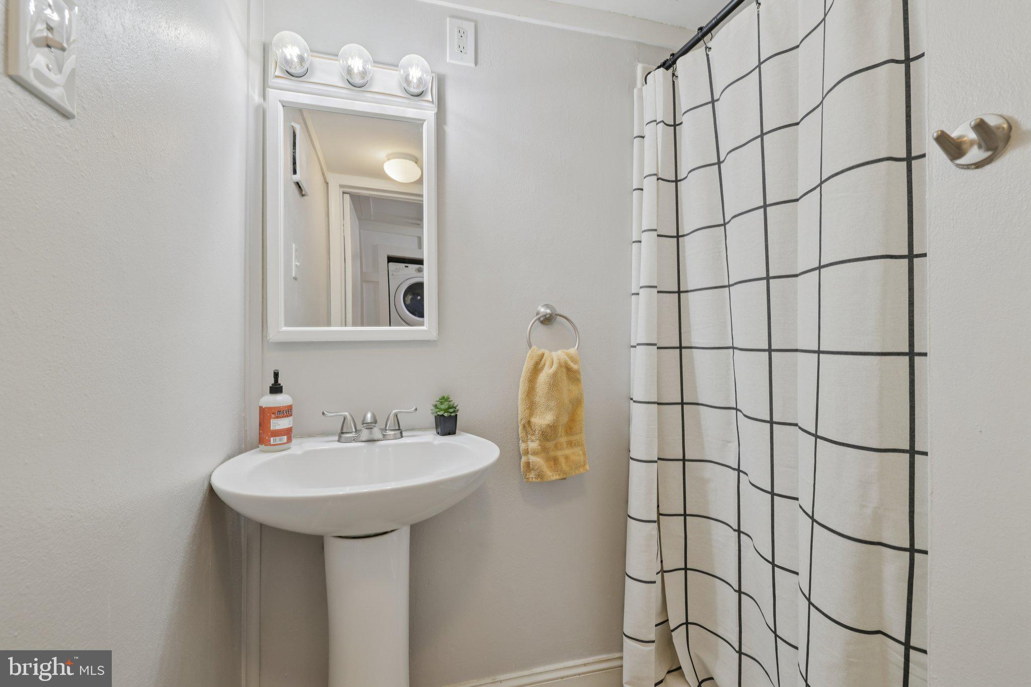 519 North Maple Avenue Brunswick, MD 21716 - Photo 12 of 26 a bathroom with a sink and mirror