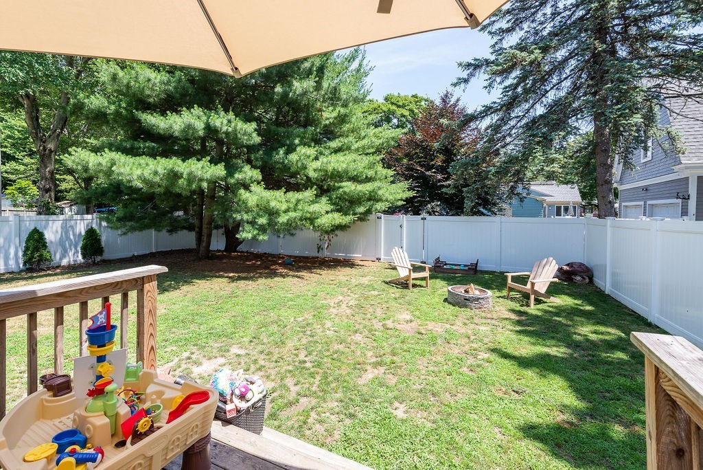 34 Bourne Avenue, Unit A Attleboro, MA 02703 - Photo 31 of 35 a backyard of a house with lots of green space
