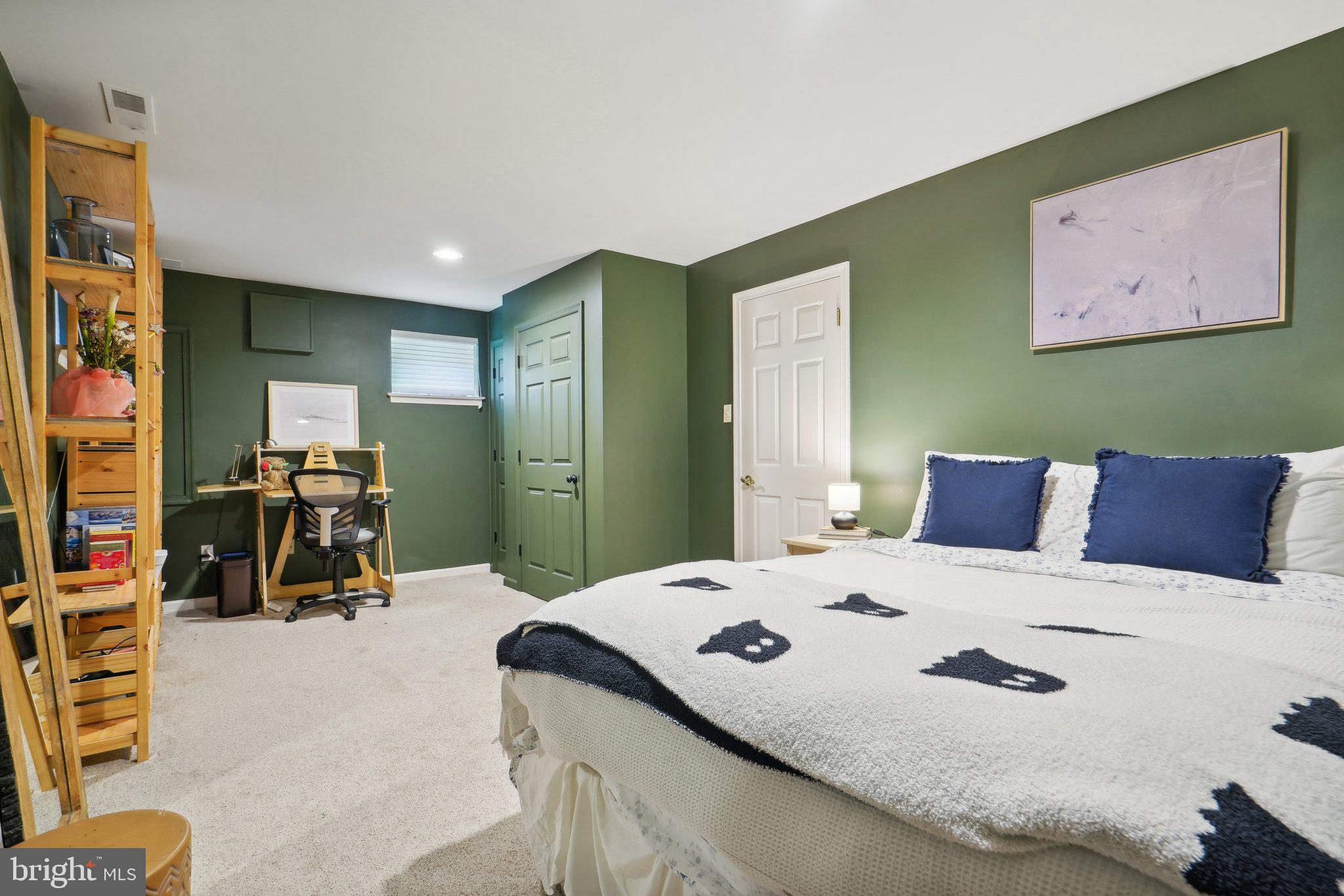 49 Sentinel Road Washington Crossing, PA 18977 - Photo 12 of 42 3rd bedroom lower level with 2 closets & 3 windows
