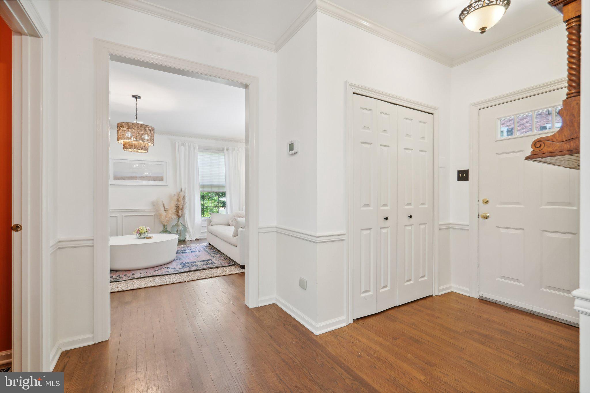 49 Sentinel Road Washington Crossing, PA 18977 - Photo 33 of 42 View of LR from foyer entry hall w/ closets