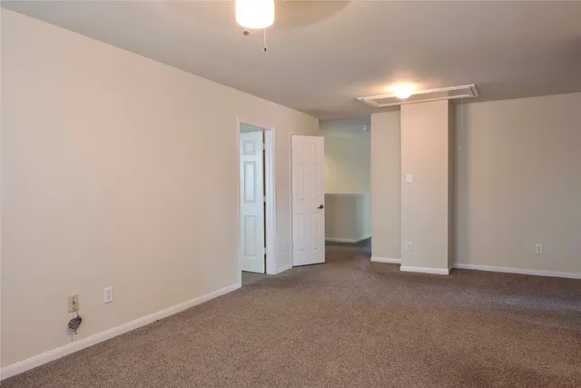 a view of empty room