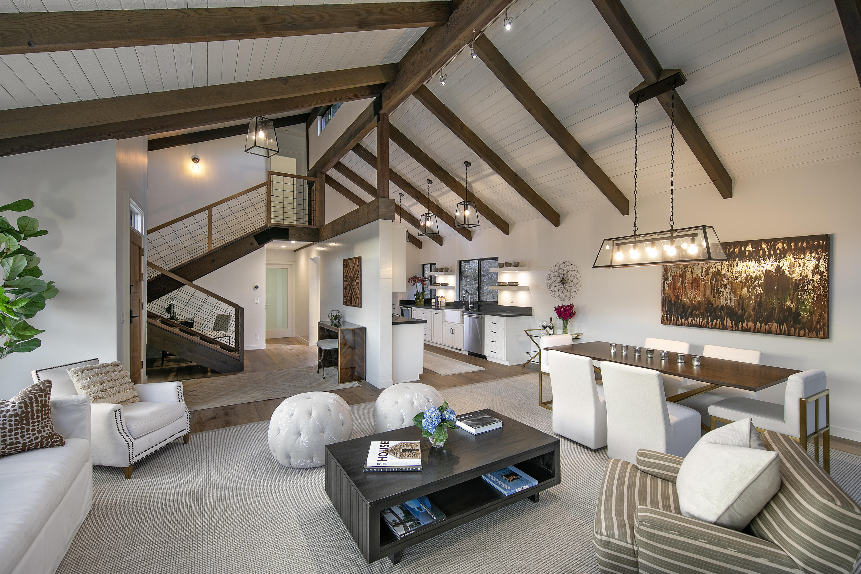 168 Canon View Road Montecito, CA 93108 - Photo 4 of 34 Living & Dining Room