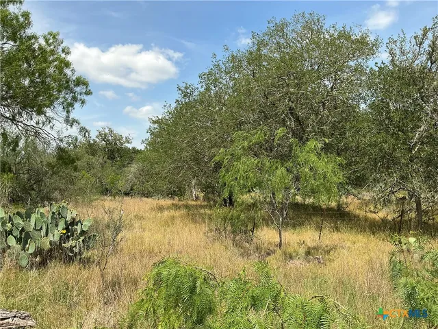 a view of lake with green space