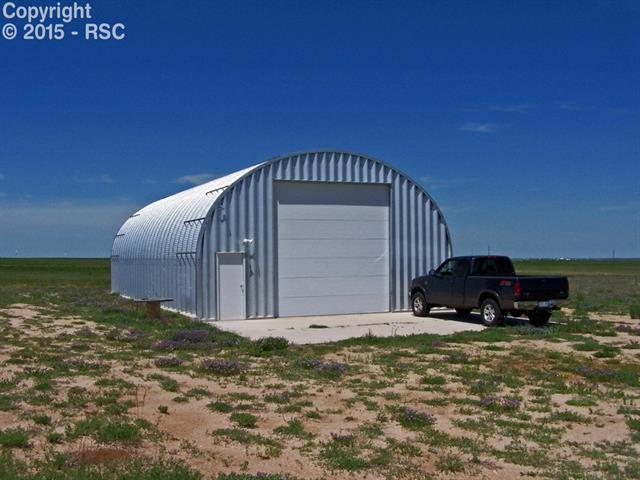 8355 Yoder Road Calhan, CO 80808 - Photo 3 of 8 Building with power and pad; 40x20 Steel Building