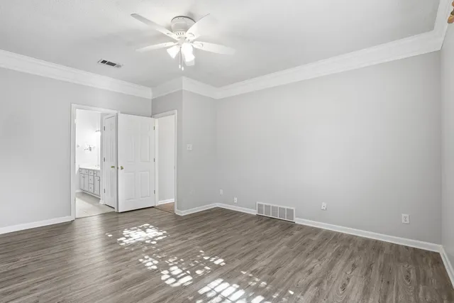 wooden floor in an empty room