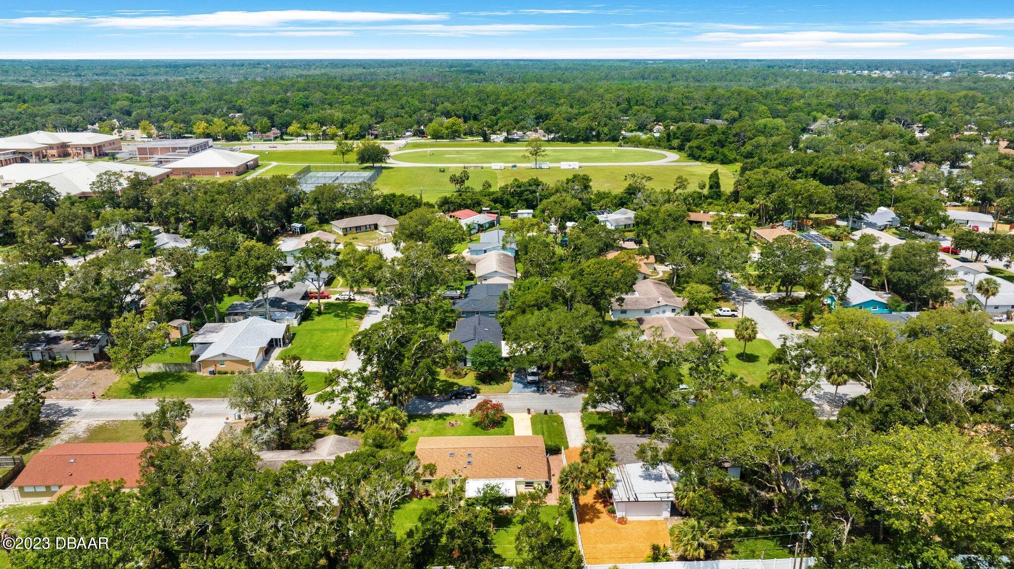 997 Parkwood Drive Ormond Beach, FL 32174 - Photo 25 of 25 997 Parkwood ariel view 2 school