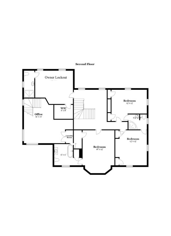 32 Broad Street Warren, RI 02885 - Photo 44 of 45 Second Floor Plan