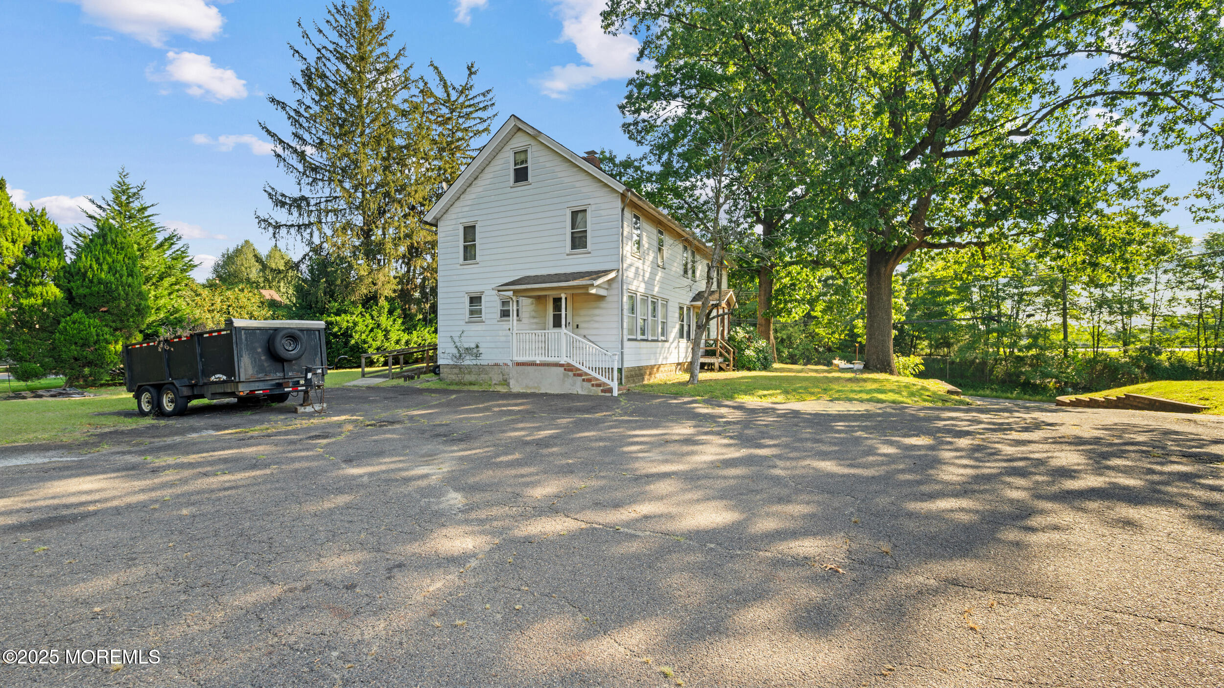 4641 Crosswicks Hamilton Square Road Robbinsville, NJ 08691 - Photo 10 of 58 a view of a house with a yard and garage