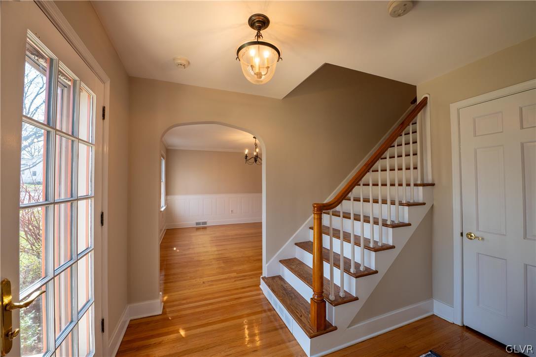 719 14th Avenue Bethlehem, PA 18018 - Photo 4 of 33 a view of entryway and hall with wooden floor