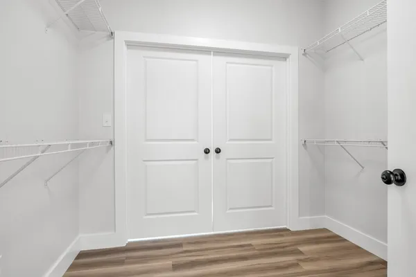a view of a closet