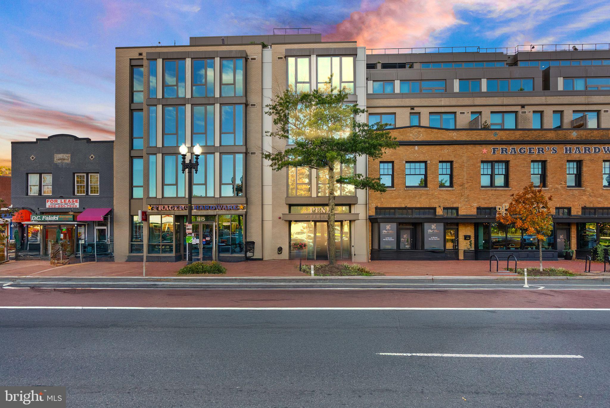 1111 Pennsylvania Ave. Southeast, Unit 304 Washington, DC 20003 - Photo 39 of 42 a front view of a building with a garden