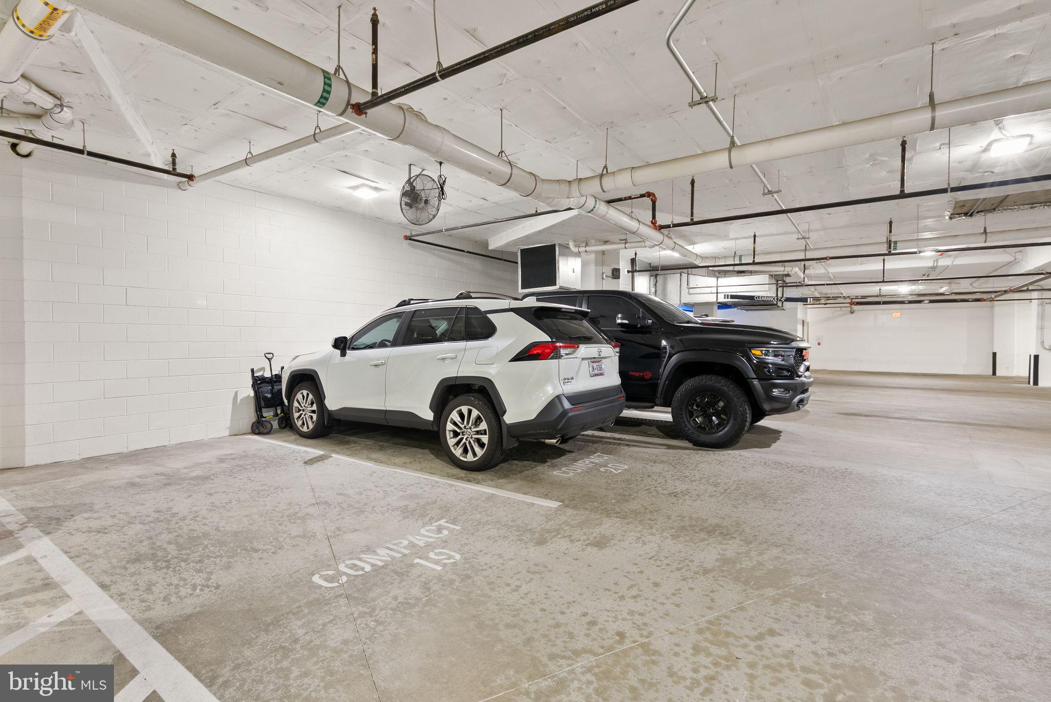 1111 Pennsylvania Ave. Southeast, Unit 304 Washington, DC 20003 - Photo 41 of 42 a view of a garage and car parked
