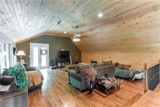 1065 Pack Cemetery Road White Bluff, TN 37187 - Photo 14 of 28 Bonus living area with lovely wood ceilings