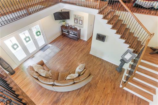 1065 Pack Cemetery Road White Bluff, TN 37187 - Photo 4 of 28 Living room view from 3 sided catwalk