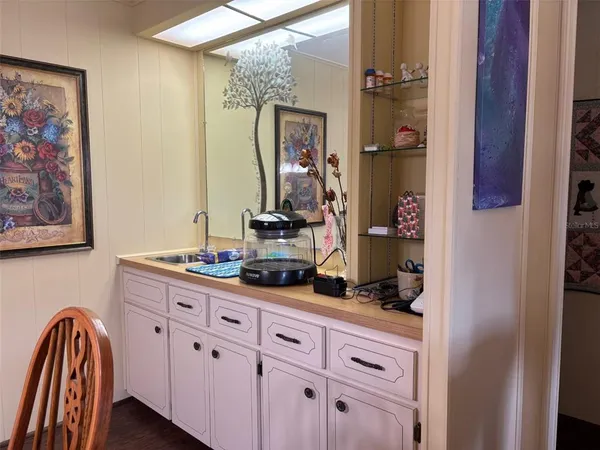 a view of bathroom with dual sinks
