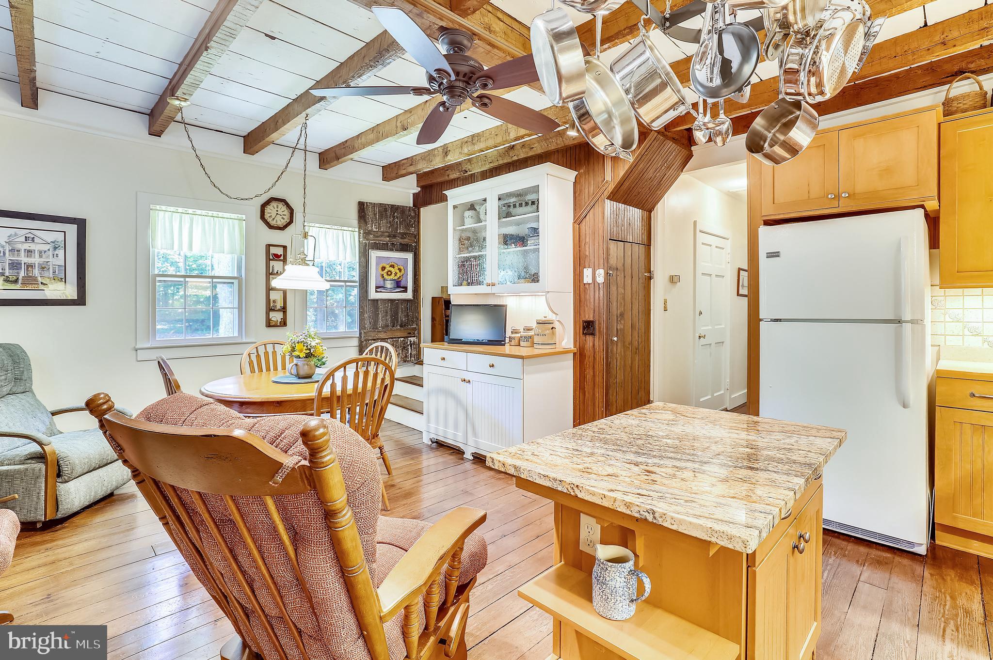 1895 German Chapel Road Prince Frederick, MD 20678 - Photo 23 of 90 Handhewn beams & wide plank flooring are highlites