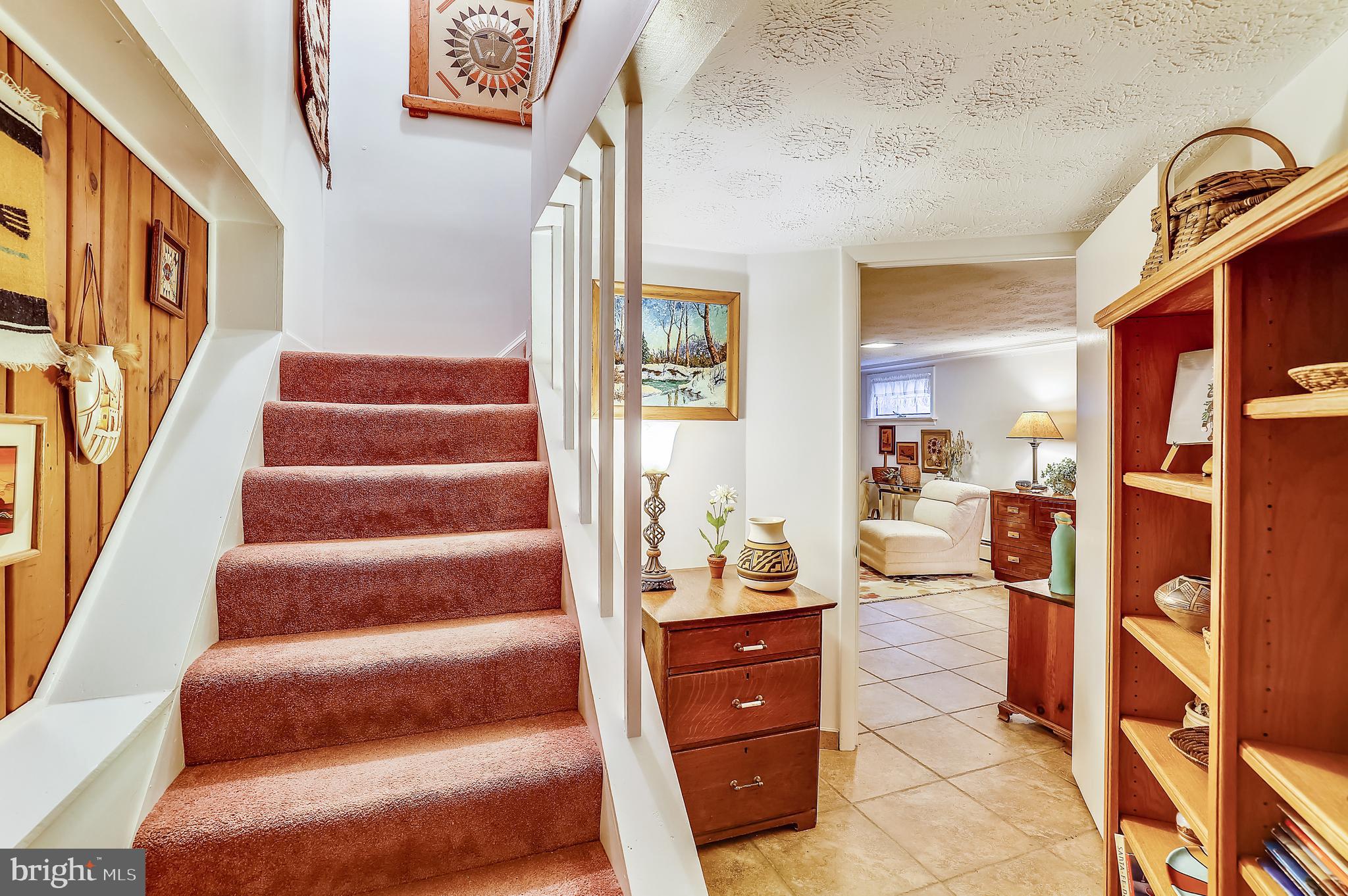 1895 German Chapel Road Prince Frederick, MD 20678 - Photo 43 of 90 Stairway to lower level, accessed from Foyer