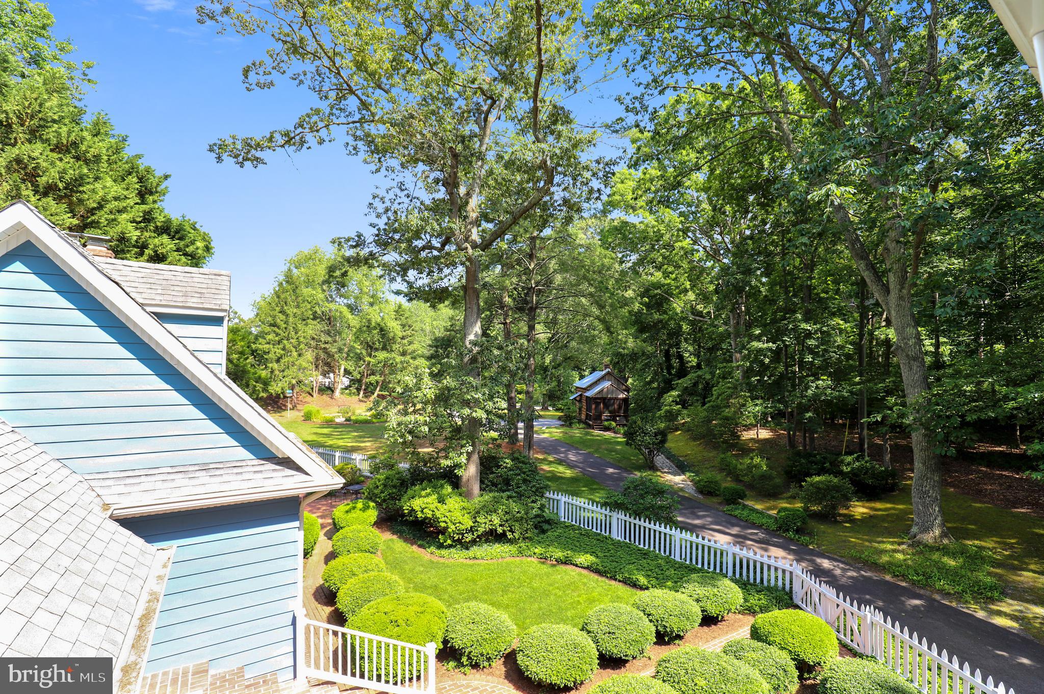 1895 German Chapel Road Prince Frederick, MD 20678 - Photo 52 of 90 View of the beautifulgrounds from the Upper Porch!