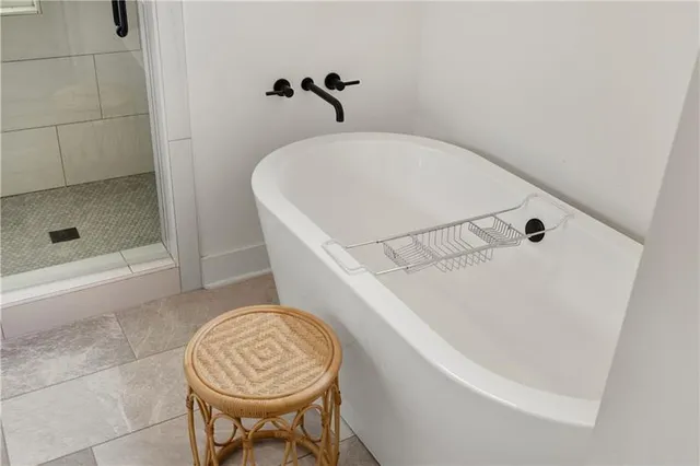 a bathroom with a sink and bathtub