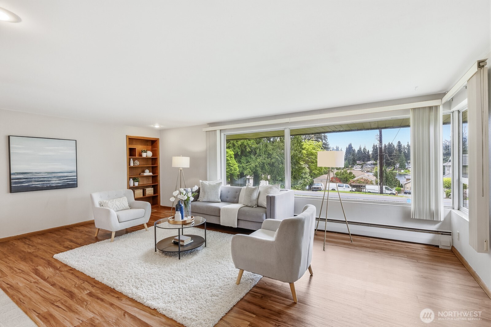 3822 Shelby Road Lynnwood, WA 98087 - Photo 8 of 40 a living room with furniture and a large window