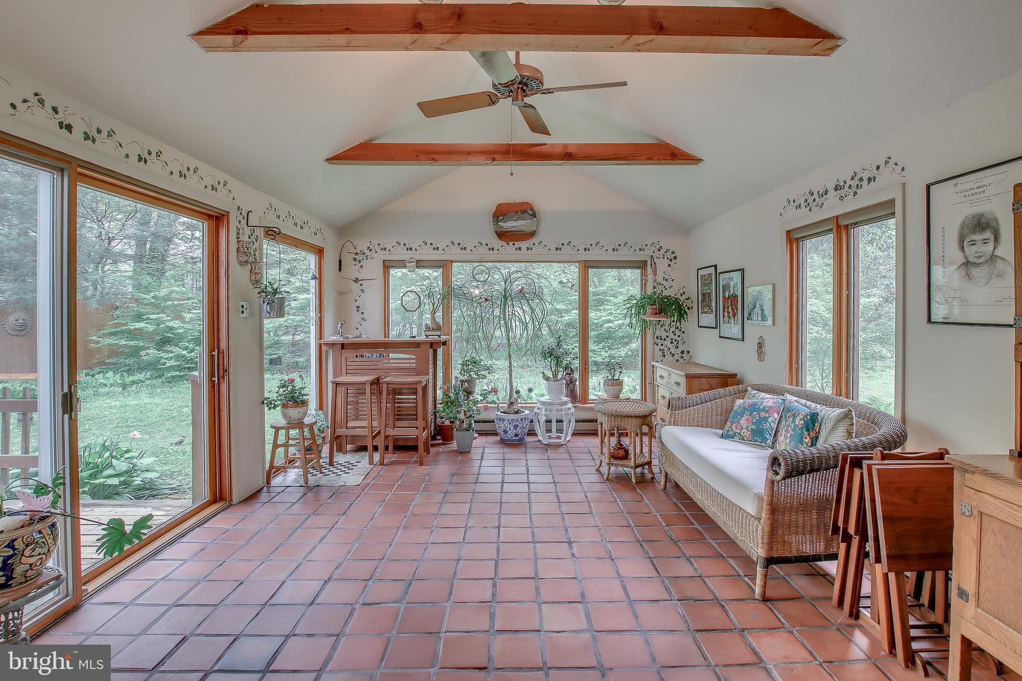 3619 Edencroft Road Huntingdon Valley, PA 19006 - Photo 10 of 22 Sunroom with vaulted ceiling
