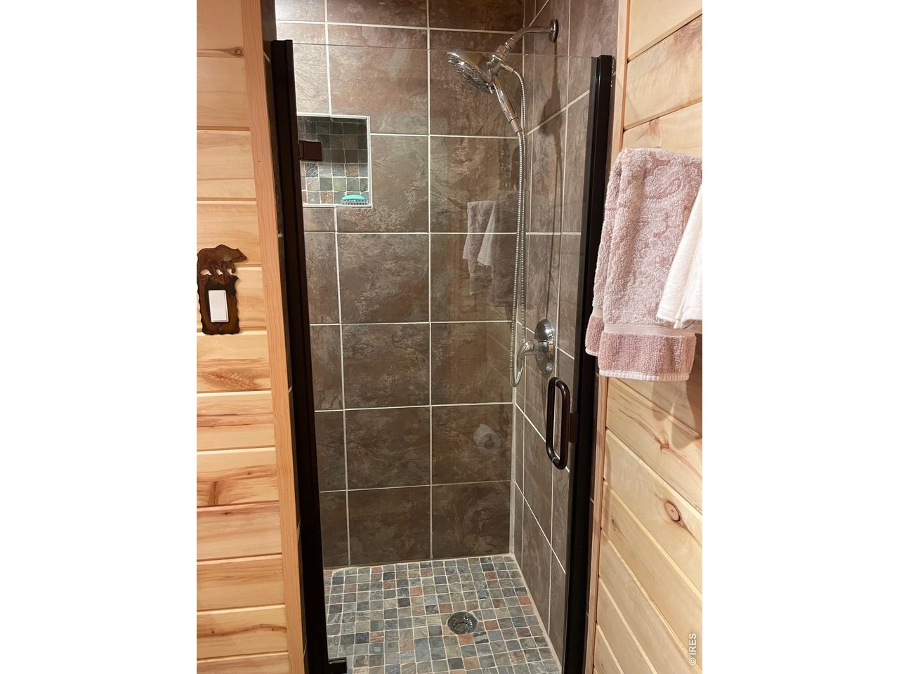 124 Ski Road Allenspark, CO 80510 - Photo 15 of 29 a bathroom with a shower