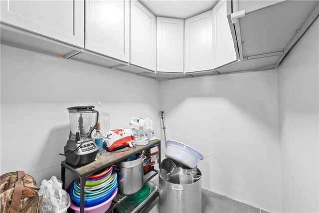 a room with storage and utility