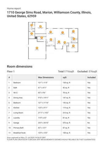 $318,000 | 1710 George Sims Road, Marion, IL 62959