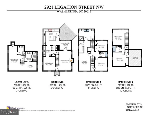 $2,525,000 | 2921 Legation Street Northwest, Washington, DC 20015