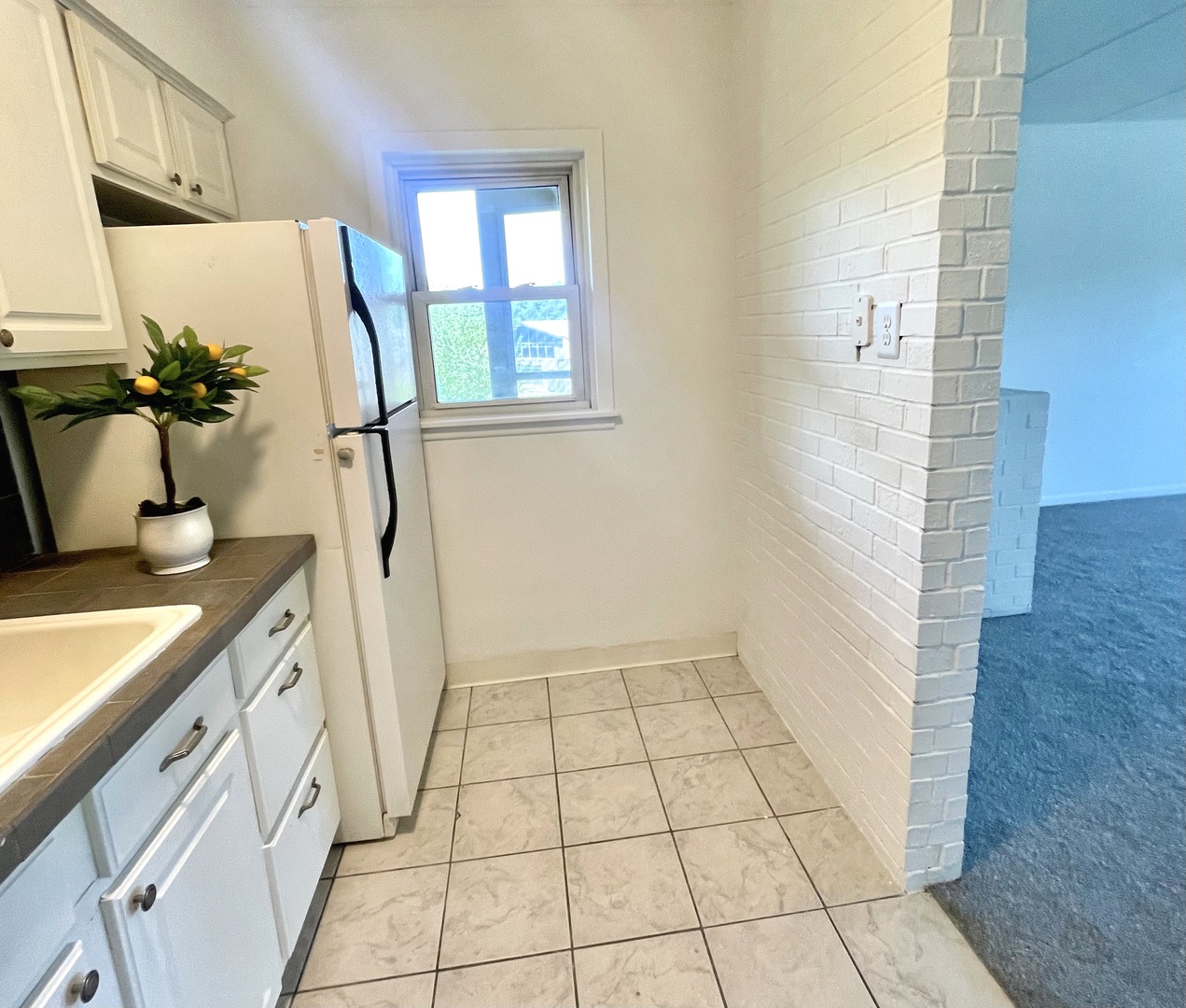 2610 Oakton Street, Unit 9W Park Ridge, IL 60068 - Photo 7 of 14 a bathroom with a granite countertop sink a mirror and a shower