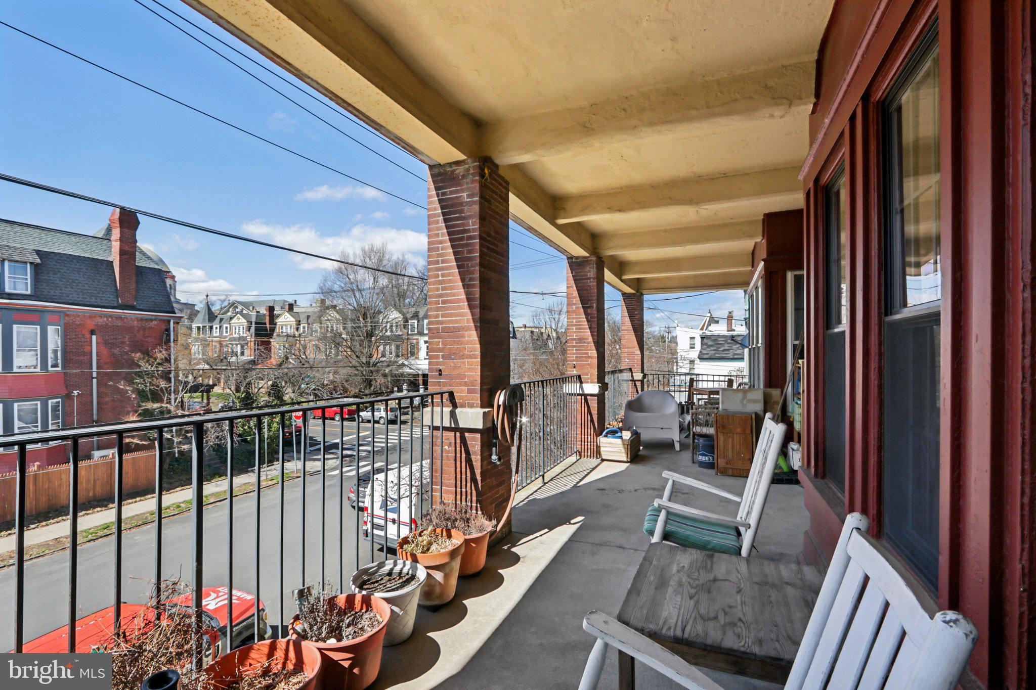 1003 South 46th Street, Unit 4 Philadelphia, PA 19143 - Photo 10 of 32 a view of balcony with couch