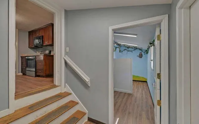 a view of a room with lots of stuff