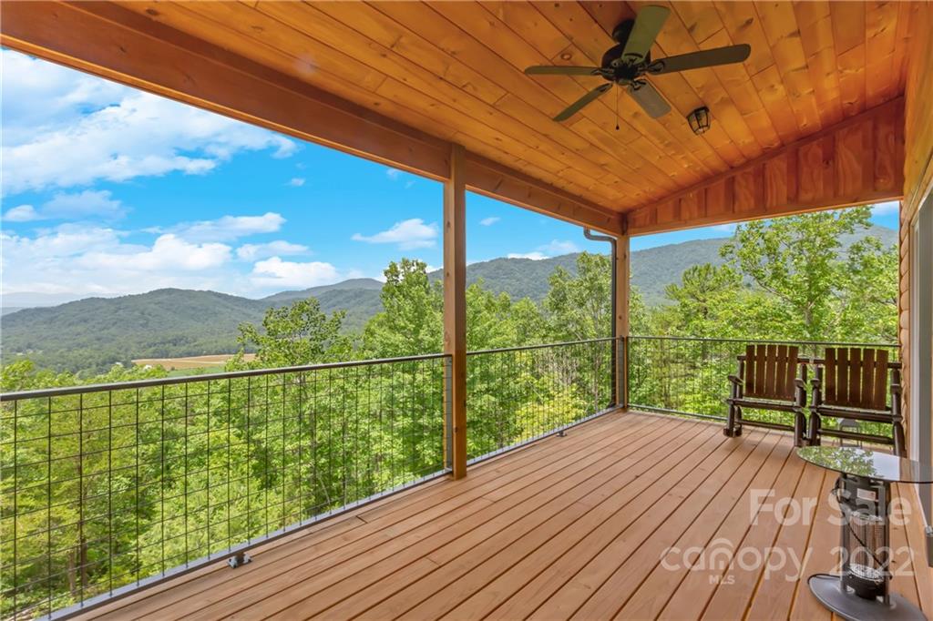 1299 Fox Rdg Trail Marion, NC 28752 - Photo 20 of 23 a view of a balcony with wooden floor