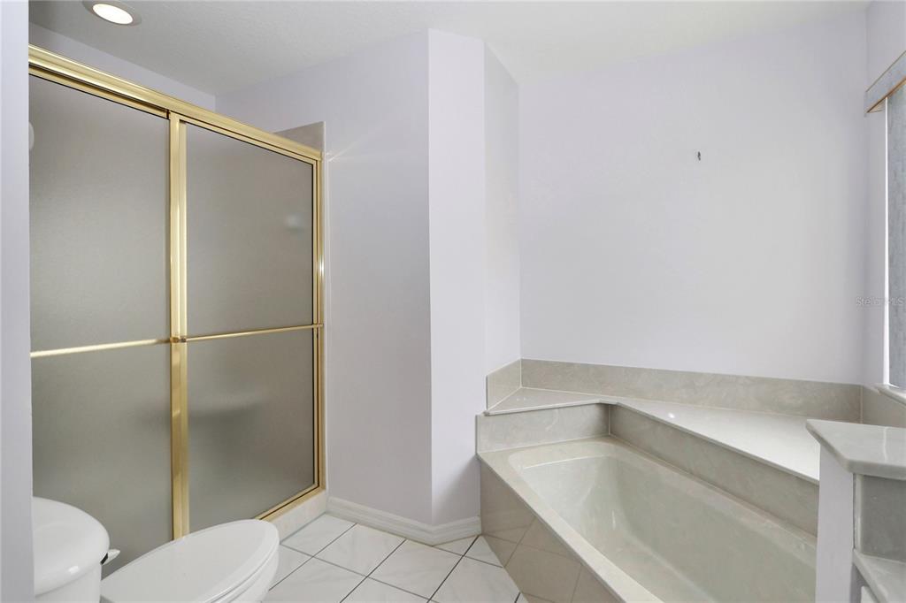 6318 Southwest 117th Loop Ocala, FL 34476 - Photo 14 of 60 a bathroom with a bathtub and a toilet