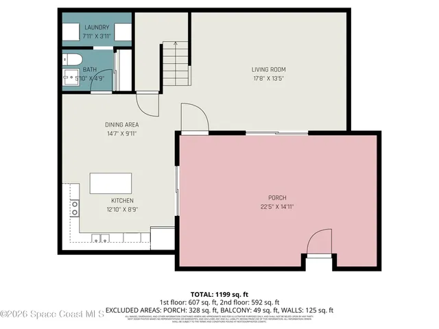 $182,500 | 1515 Vista Oaks Circle Northeast, Palm Bay, FL 32905