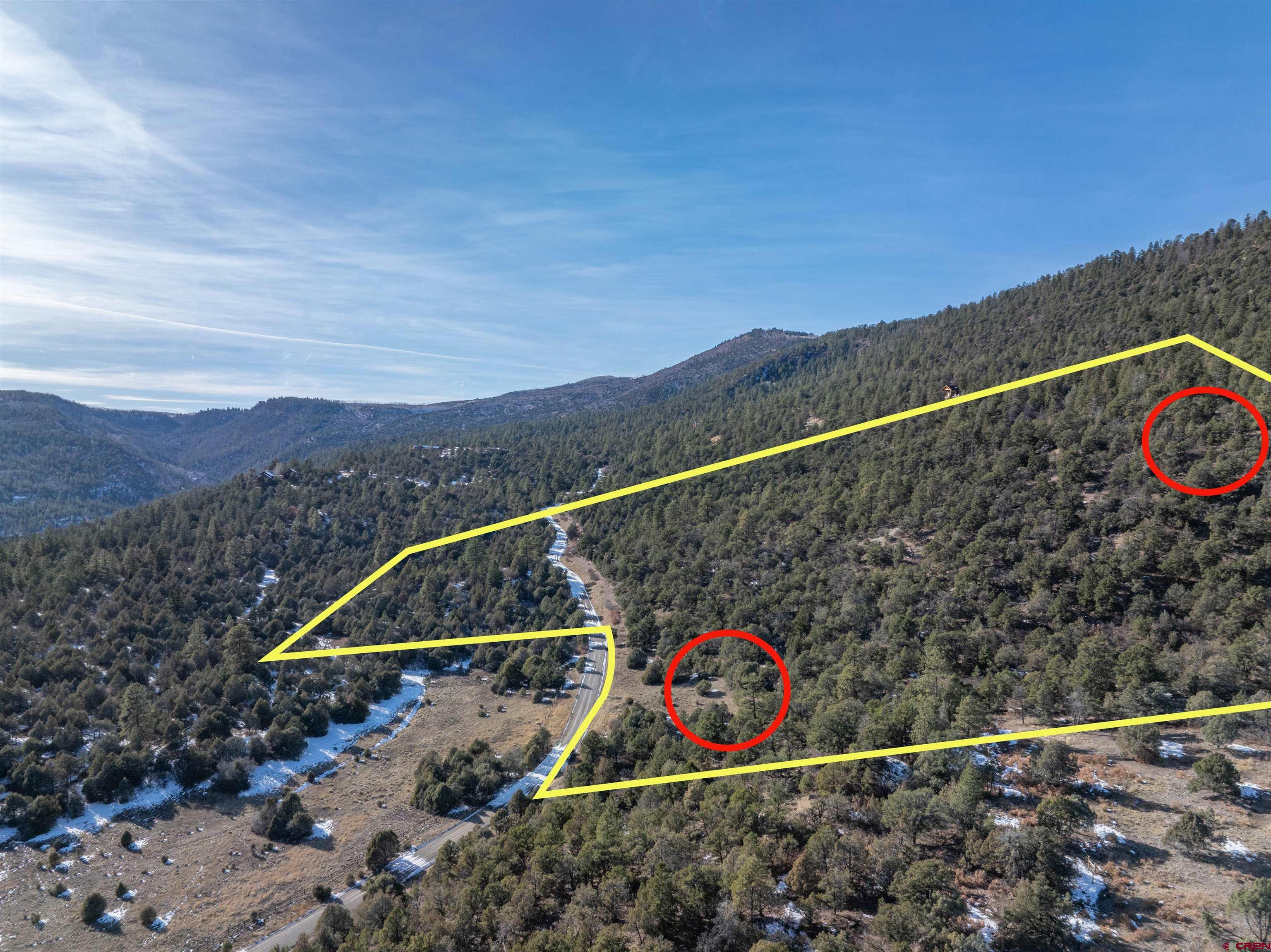 7 Old Relay Road Ridgway, CO 81432 - Photo 14 of 23 Approximate Lot Lines Looking West with Potential Home Sites