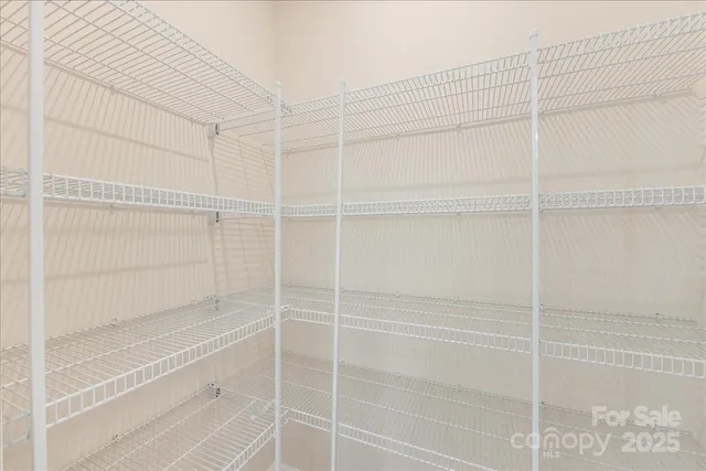 a view of a walk in closet