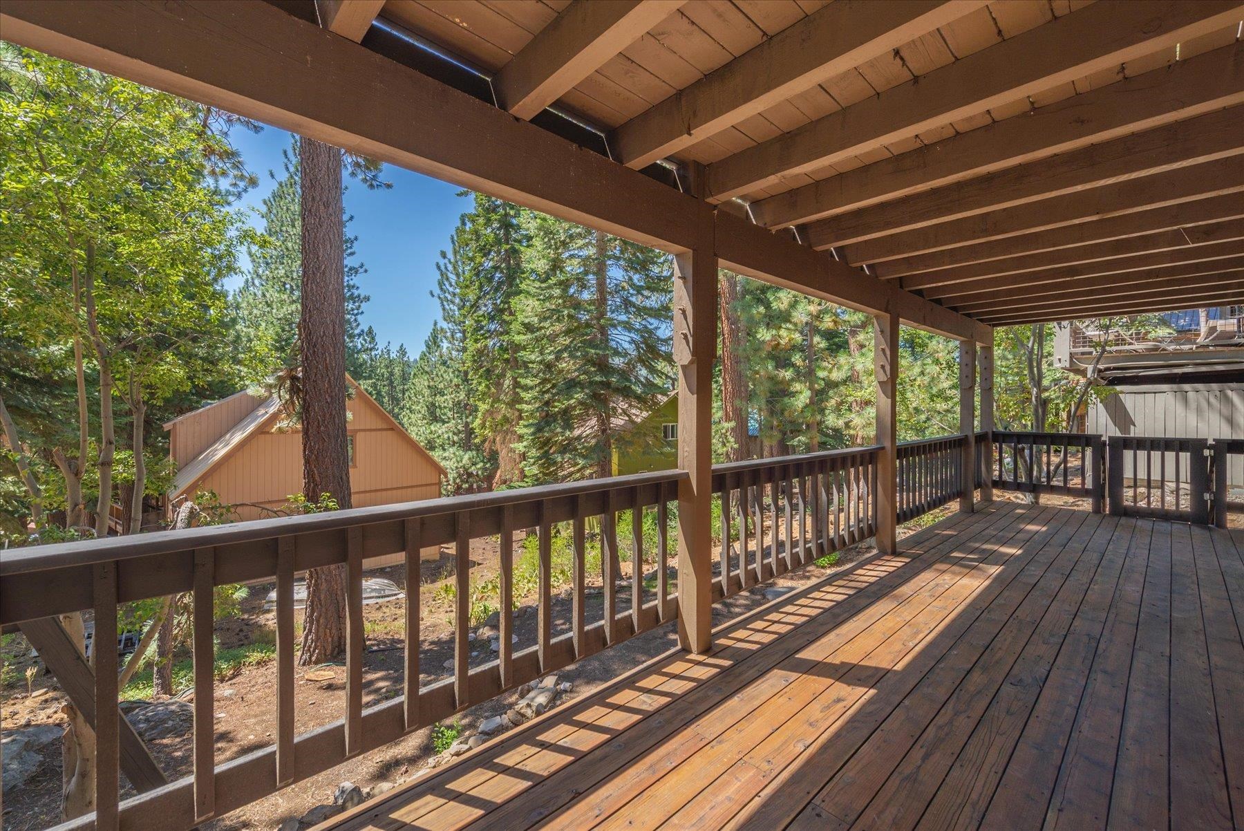 12839 Palisade Street Truckee, CA 96161 - Photo 15 of 21 a view of balcony with wooden floor