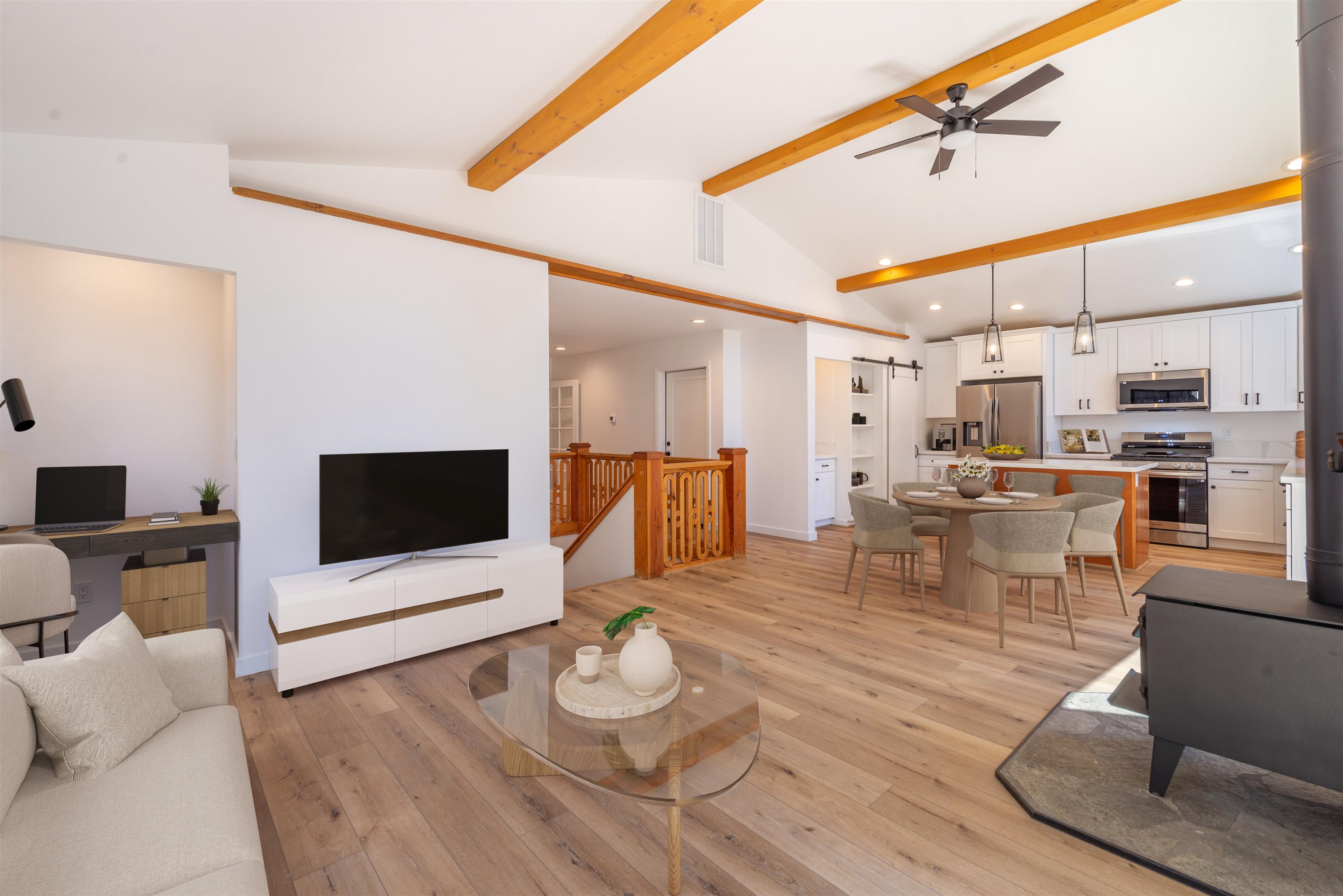 12839 Palisade Street Truckee, CA 96161 - Photo 5 of 21 a living room with furniture and a flat screen tv