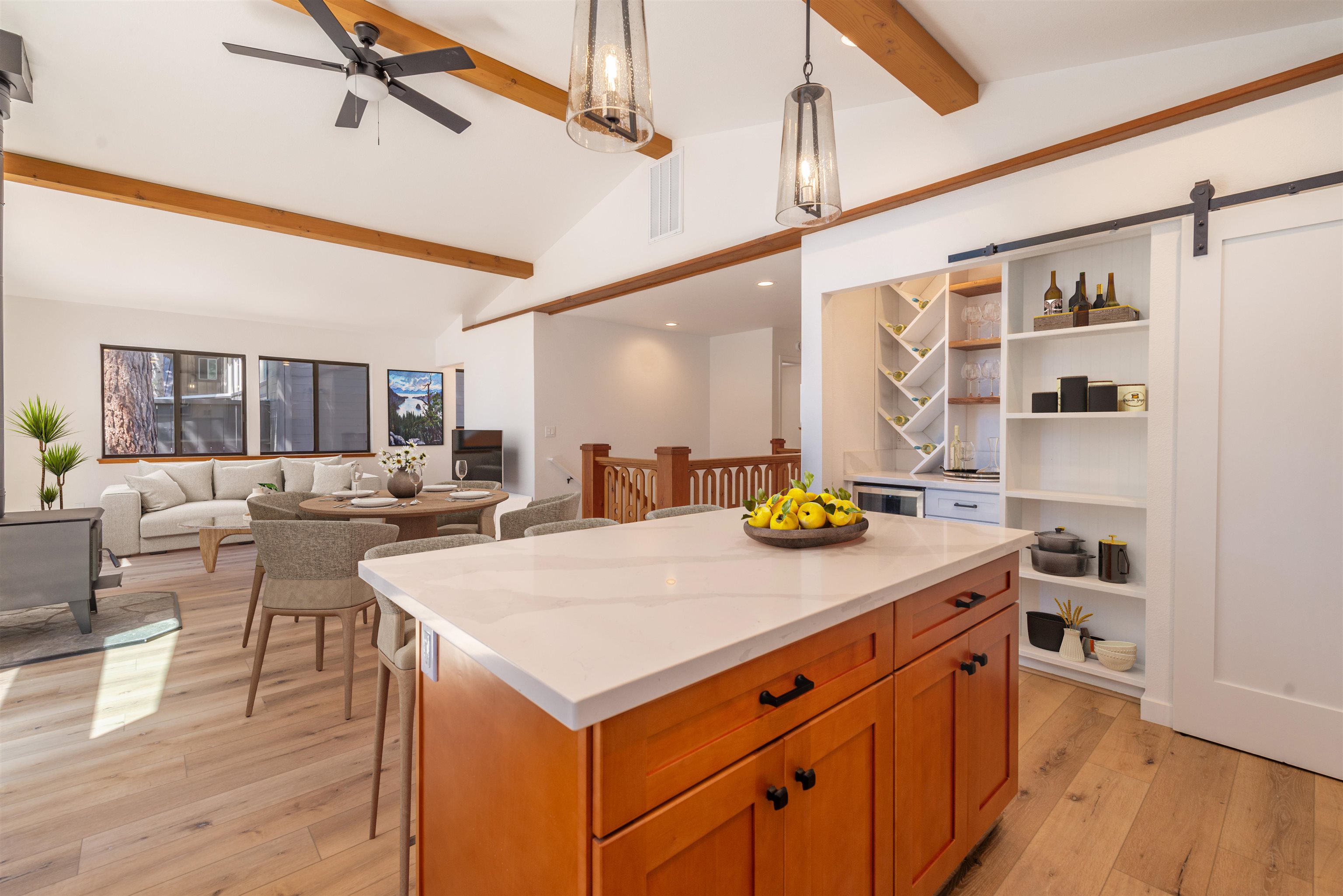 12839 Palisade Street Truckee, CA 96161 - Photo 7 of 21 a view of a kitchen and living room
