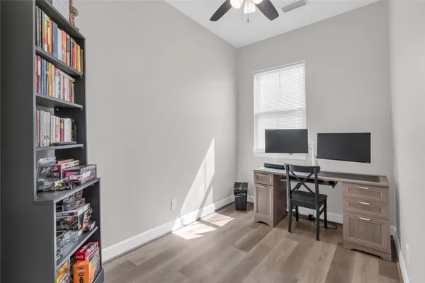 a view of a walk in closet