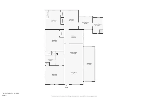 $159,900 | 102 Ellis Street, Wrens, GA 30833
