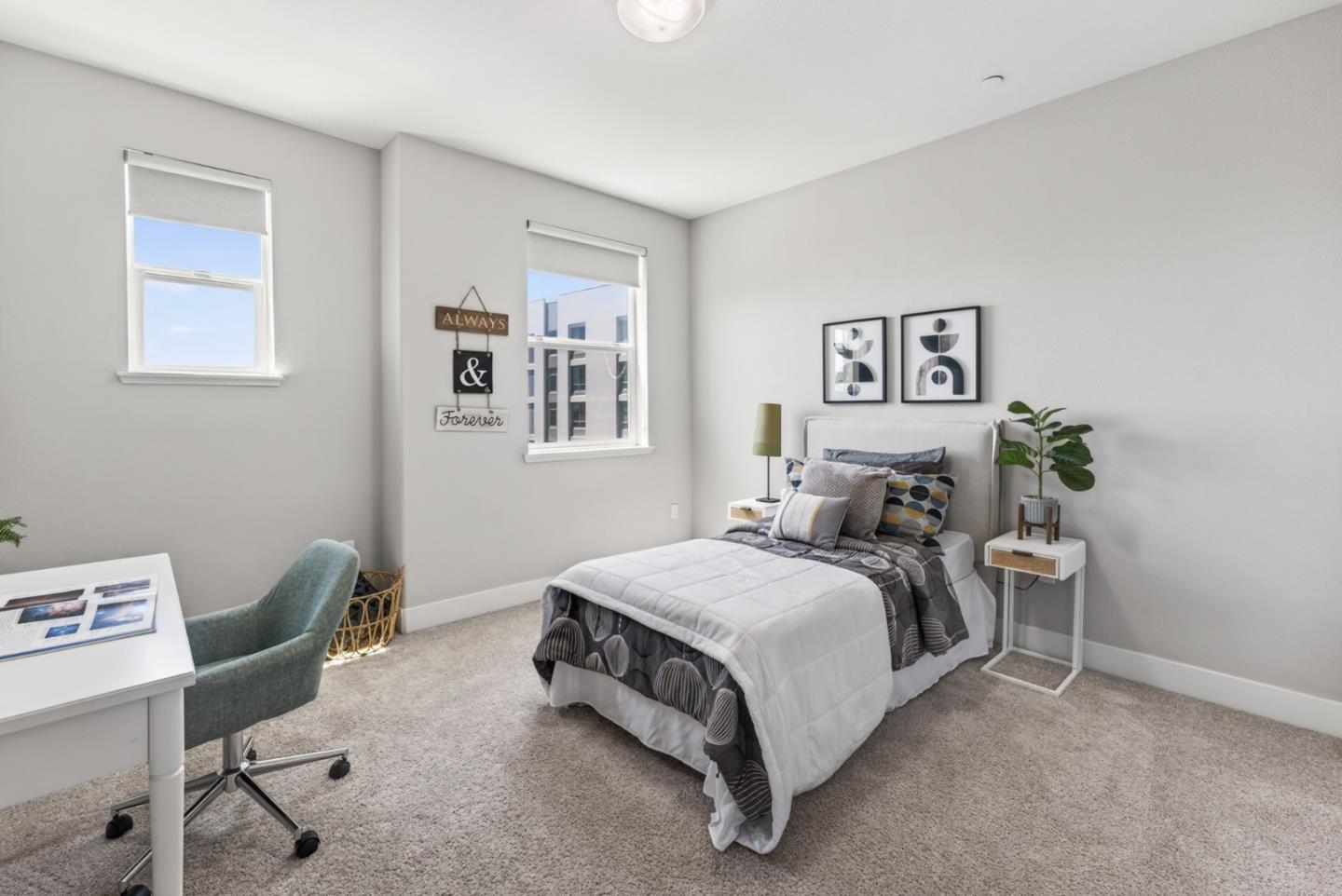 202 Market Street Milpitas, CA 95035 - Photo 12 of 30 a bed room with a bed and a chair