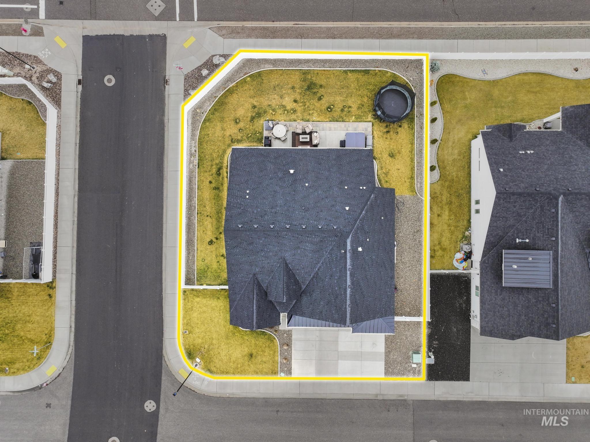 3103 Moonrise Road Twin Falls, ID 83301 - Photo 40 of 42 Aerial view of property and surrounding area with property parcel outlined