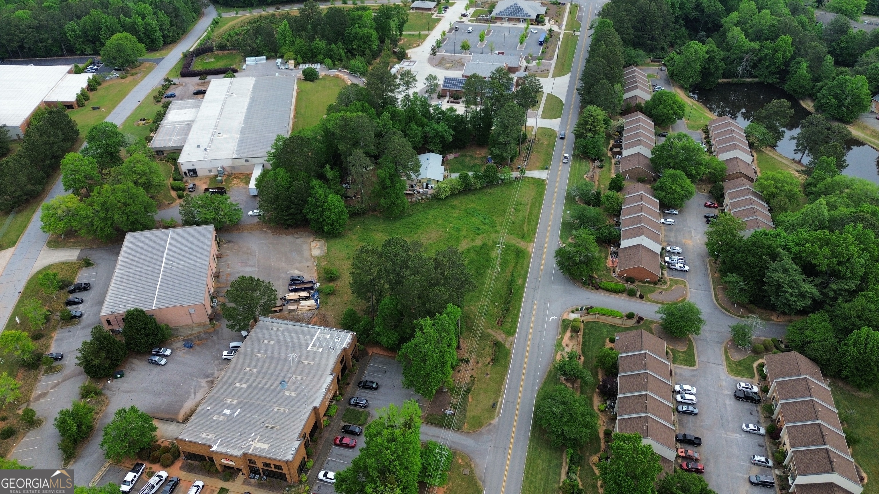 235 Cleveland Road Bogart, GA 30622 - Photo 22 of 24 an aerial view of multiple houses with yard