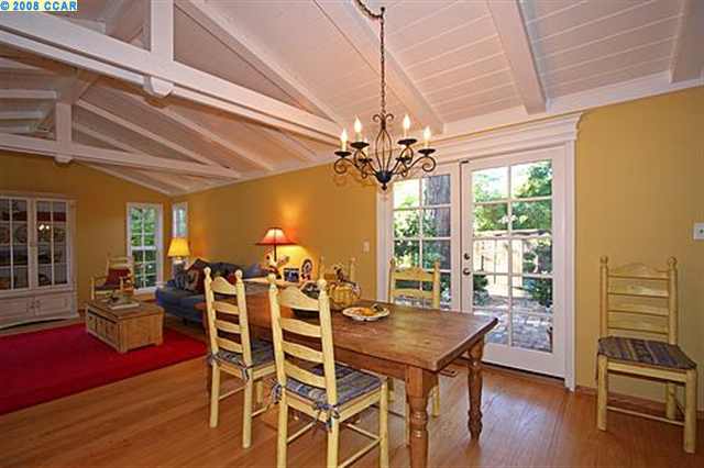 3527 Silver Springs Road Lafayette, CA 94549 - Photo 5 of 8 a view of a dining room with furniture window and wooden floor