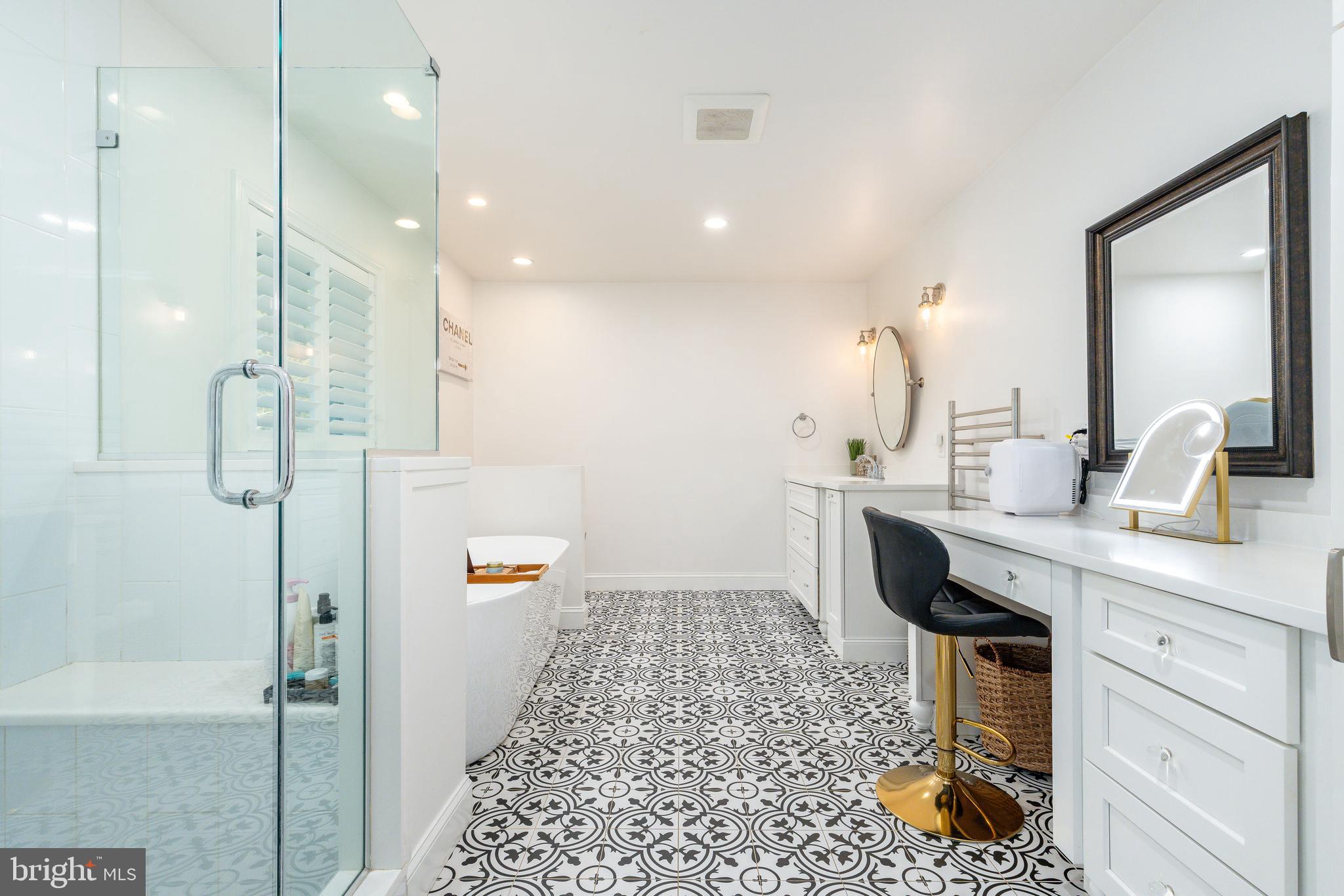 709 Alene Road Ambler, PA 19002 - Photo 15 of 42 Owner's Bath w/ Radiant Heated Flooring